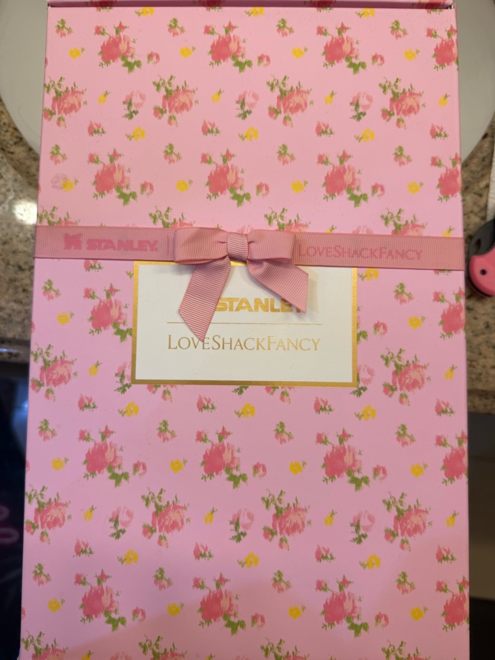 NEW Stanley x LoveShackFancy Pink Floral Quencher H2.0 30oz Ibiza Sunset